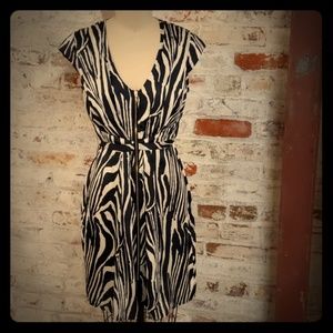 H&M Zebra Print Dress